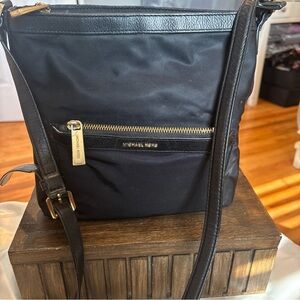Michael Kors Black Nylon Crossbody Bag
